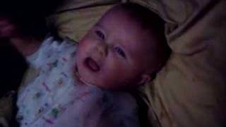 Daddy tickling Aiden beofre Bed