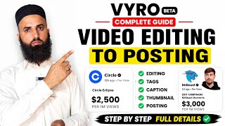 Circle Campaign Full Tutorial | VYRO Beta Complete Guide | TikTok Video Editing & Posting