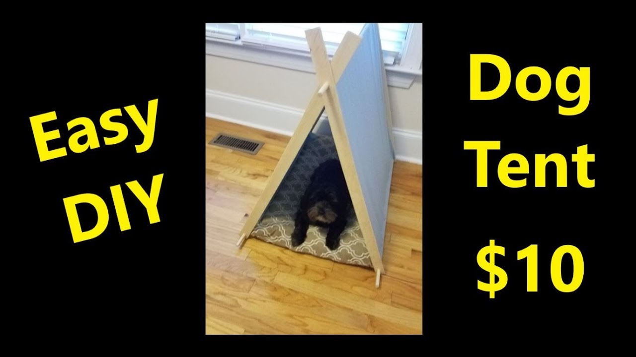 diy dog tent bed