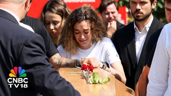 Diogo Jota Funeral: Carrying Red wreath, Liverpool Players Join Family for  Jota's Funeral | N18G