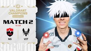 깨달았다 에임의 핵심 |  NS vs VIT  | 플레이오프 2일차 MATCH 2 H/L 10.08 | 챔피언스 상하이