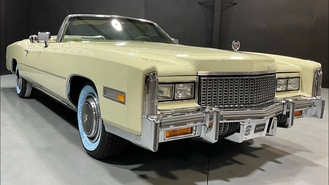 1976 Cadillac Eldorado Convertible $32,995 - YouTube