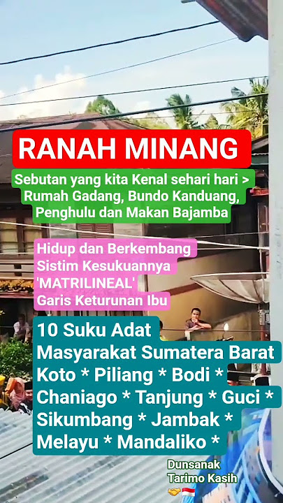 RANAH MINANG, YANG KITA KENAL SEHARI HARI 🎈 #topstories #beritaterkini #shorts #news