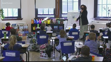 School districts urge caution as kids return to classes