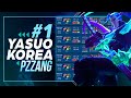 100 CS LEAD at 18 MINUTES! The Korean Yasuo main everybody is terrified of (PZzang)