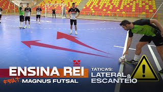 FALCÃO e MAGNUS FUTSAL ENSINAM JOGADAS ENSAIADAS DE ESCANTEIO E LATERAL (TUTORIAL FUTSAL)