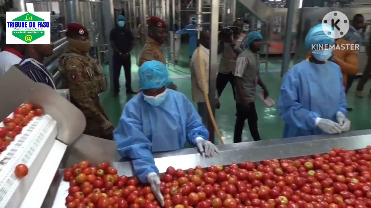 Le capitaine Ibrahim Traoré inaugure la 2e usine de transformation de tomate à Yako