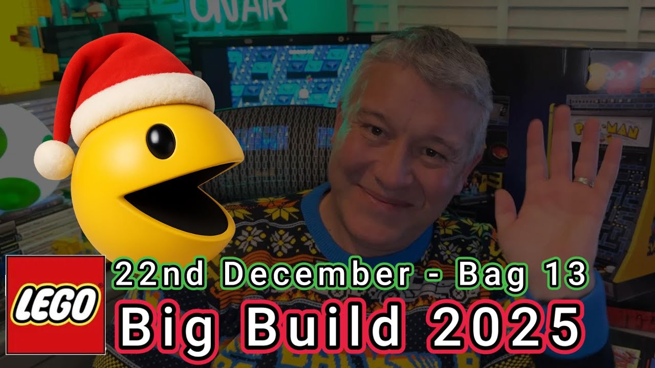 Lego Big Build 2025 - Pac-Man Arcade - Bag 13 - YouTube
