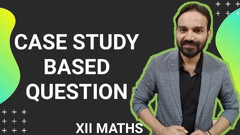 Case Study Based Question || Definite Integrals || Class 12 Maths || Case Study question in Hindi ||