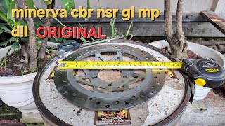 disc brake piringan cakram honda minerva cbr nsr kymco gl100 gl pro max megapro tiger lawas ORIGINAL