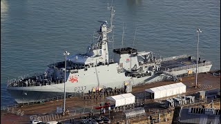 HMS Tamar commissions into the Royal Navy