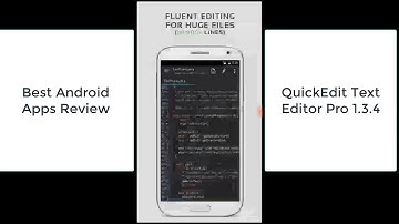 QuickEdit Text Editor Pro 1.3.4, Best Android Apps