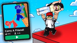 Roblox BUT you have to THROW your friend to WIN