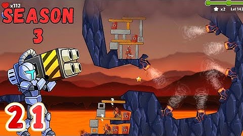 🕹 Boom Stick: Bazooka Puzzles and Boss - All Levels 142-146 - Gameplay Walkthrough - iOS & Android