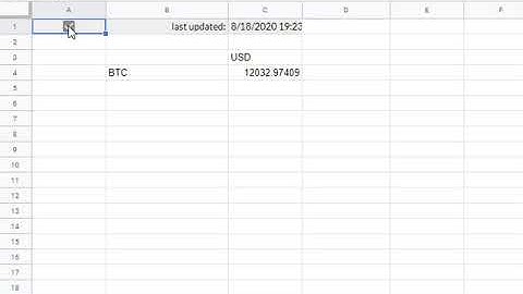 How to Refresh any Cryptosheets Custom Functions (aka formulas) in Googlesheets Using a Checkbox