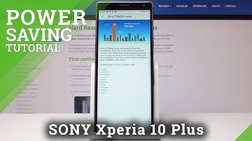 How to enable Power Saving Mode in Sony Xperia 10 Plus - Low Power Solution | HardReset.Info
