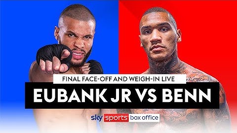 FINAL FACE-OFF AND WEIGH-IN LIVE! ⚔️ | Chris Eubank Jr vs Conor Benn