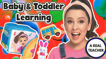 Preschool & Toddler Learning Video with Ms Rachel - Learn Shapes, Letters, Numbers, Colors & More