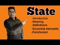 State and its essential elements what is state what are the essential elements of the statestate