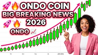 ONDO NEEDS TO BREAKOUT!🚨 | ONDO FINANCE PRICE PREDICTION &amp; NEWS 2026 🎯
