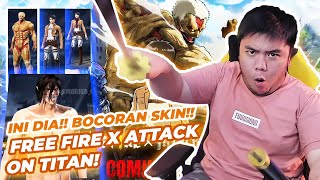 BOCORAN SKIN FF X AOT KEREN PARAH COY BUNDLENYA