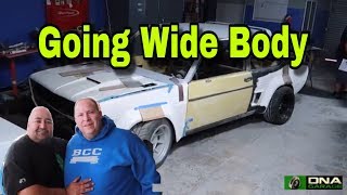 FIAT 131 GOES WIDE BODY!   (DNA GARAGE) RALLY CAR