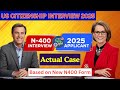 60+ Senior Applicant US Citizenship Interview Experience 2025 | N400 Interview #n400 #uscis