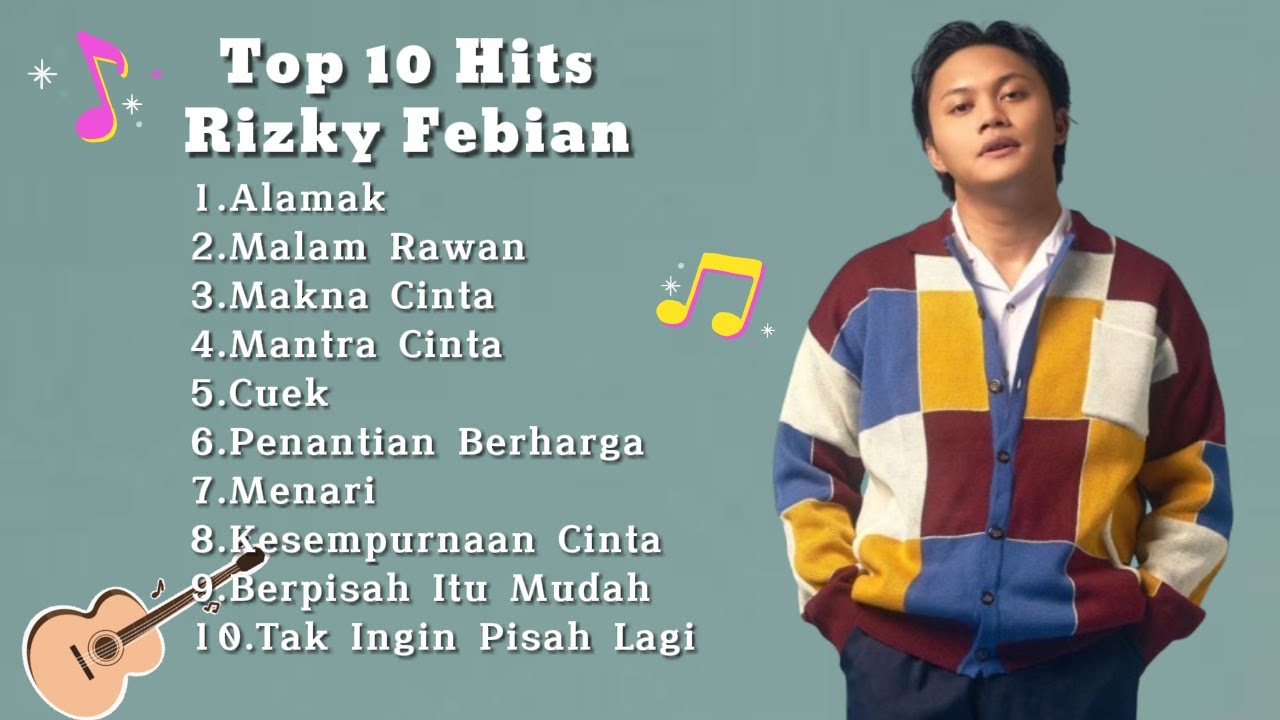 Top 10 Hits Rizky Febian | Playlist Musik