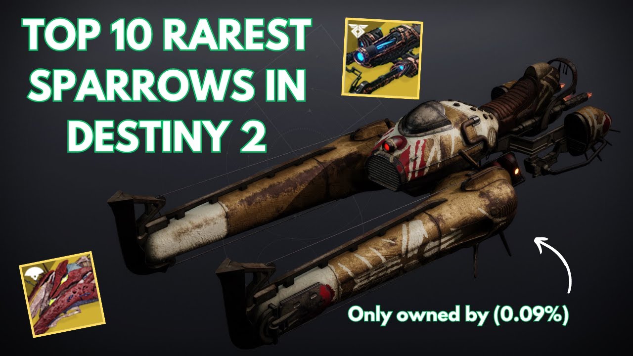 Top 10 Rarest Sparrows In Destiny 2 Lightfall - YouTube