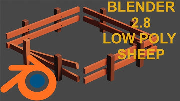 Blender  Low Poly Modelling Part 2 - Very low poly fences