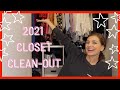 NYC CLOSET CLEAN OUT 2021 | organize & declutter with me