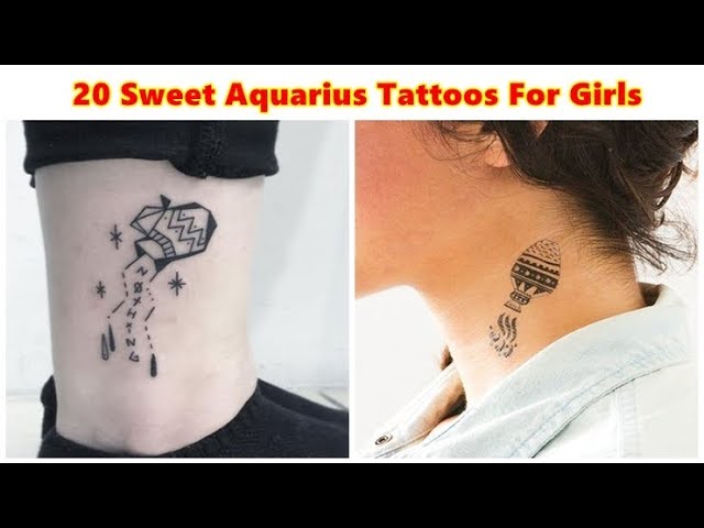 Amazing Aquarius Tattoos this January  Radiant Mixing Solution   magnumtattoosupplies