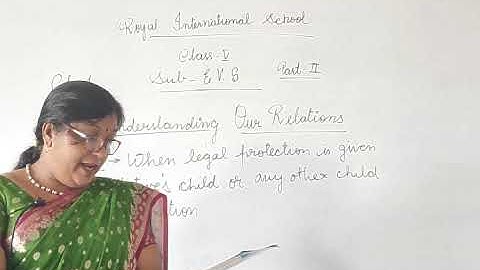 Class V evs Ch1 Understanding our relations part 2