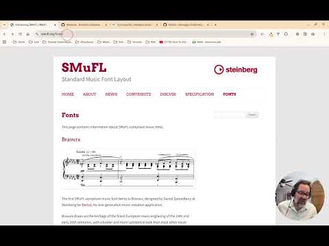 Third-party music fonts