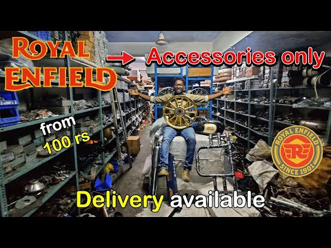 Royal Enfield Biggest accessories&Modification shop|A2z|chennai|From100rs|Bike spare market|Xploring