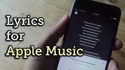 Get Song Lyrics for Apple Music Tracks in iOS - iPad & iPhone [How-To]  - Durasi: 2:18. 