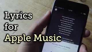 How to get song lyrics for apple music full tutorial:
http://gadgethacks.com/how-to/get-song-lyrics-for-apple-music-0163434/
subscribe gadget hacks: http:...