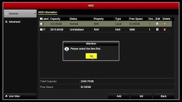 How to add the Hikvision NASIPSAN disk