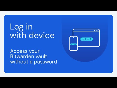 How to access your Bitwarden vault without a password