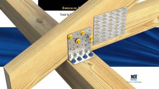 MiTek Concealed Purlin Cleat™ | Hidden Bracket for Strong, Wind-Resistant Connections