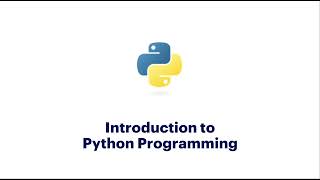 Introduction to Python Programming