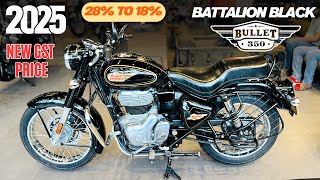 Download Lagu GST Price Drop🔥2025 Royal Enfield Bullet 350 Battalion Black ✅ Price \u0026 Features ❤️ Full Review MP3 Download Lagu GST Price Drop🔥2025 Royal Enfield Bullet 350 Battalion Black ✅ Price \u0026 Features ❤️ Full Review MP3