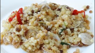 Fregola sarda con le vongole