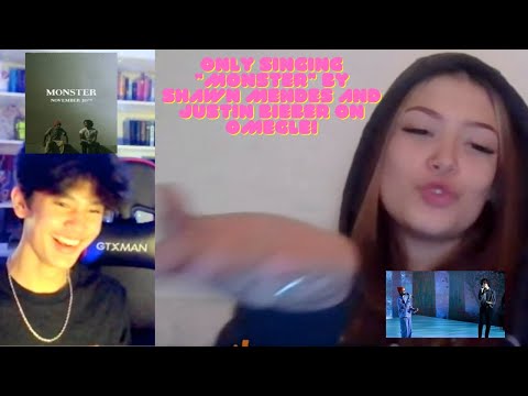 Omegle singing reactions (but only \