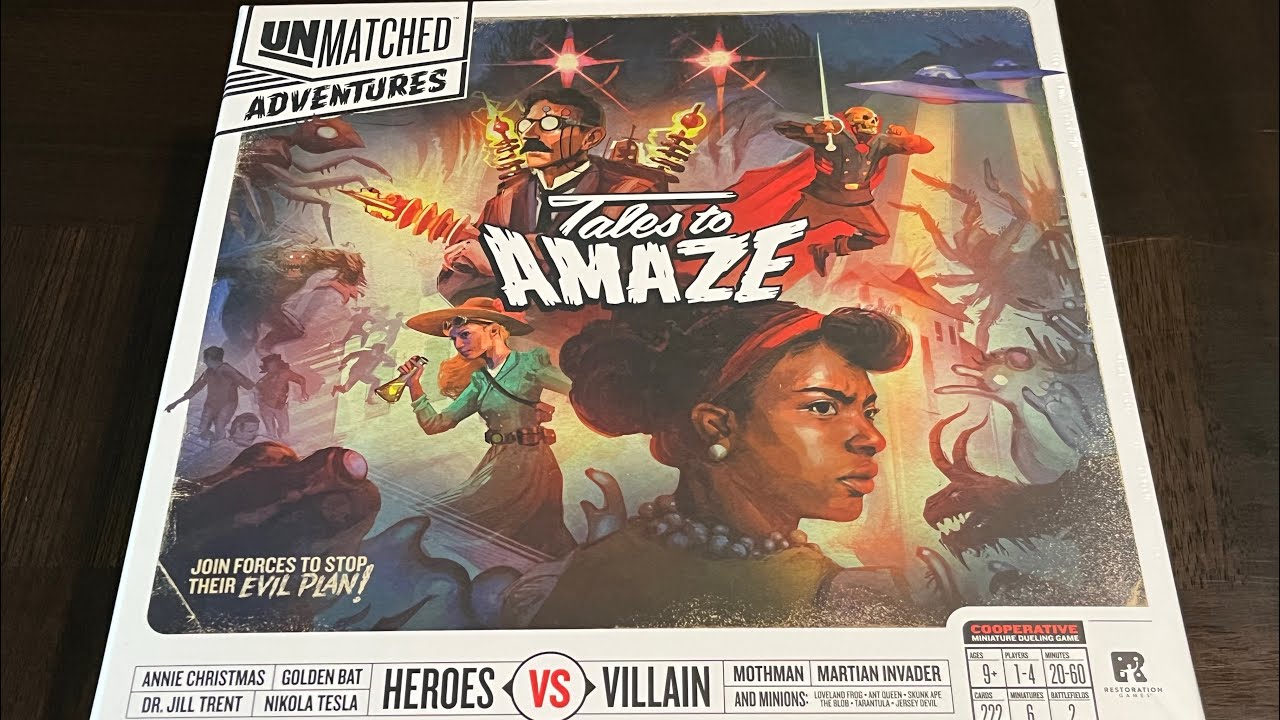 Unmatched Adventures Tales to Amaze (Restoration) KICKSTARTER