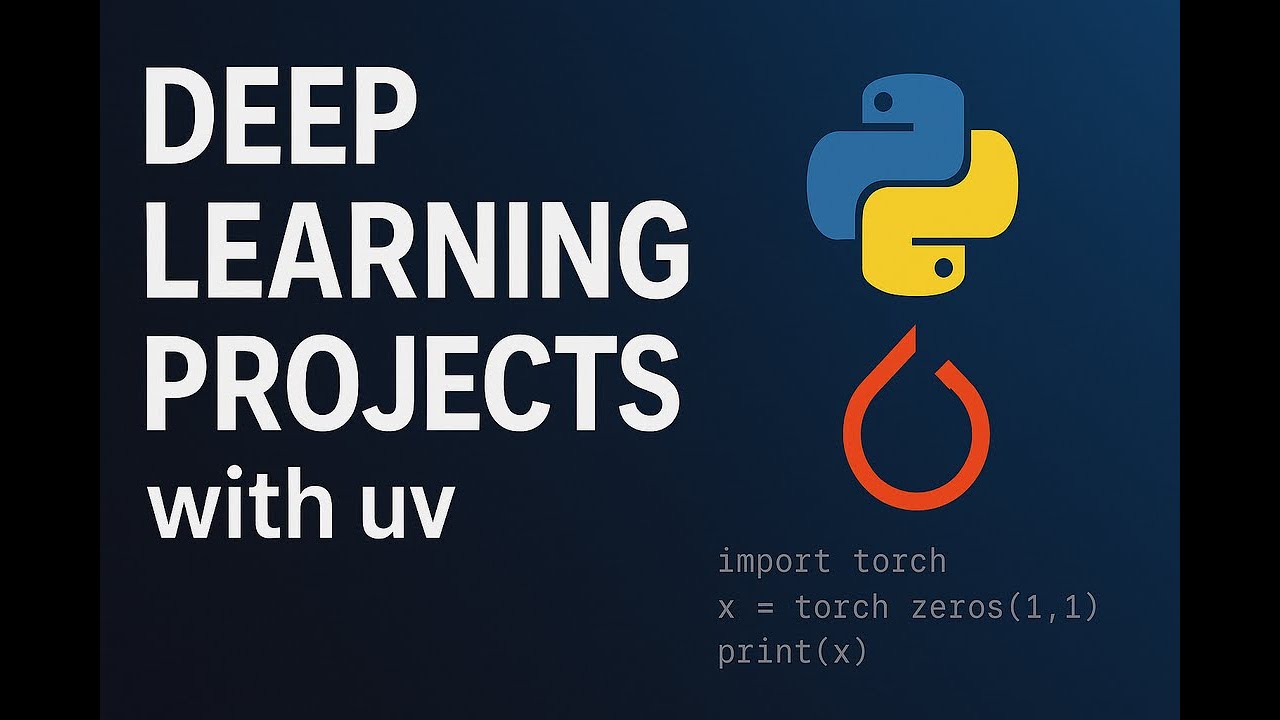 Managing deep learning python projects with uv - PART 1 - Basics - YouTube