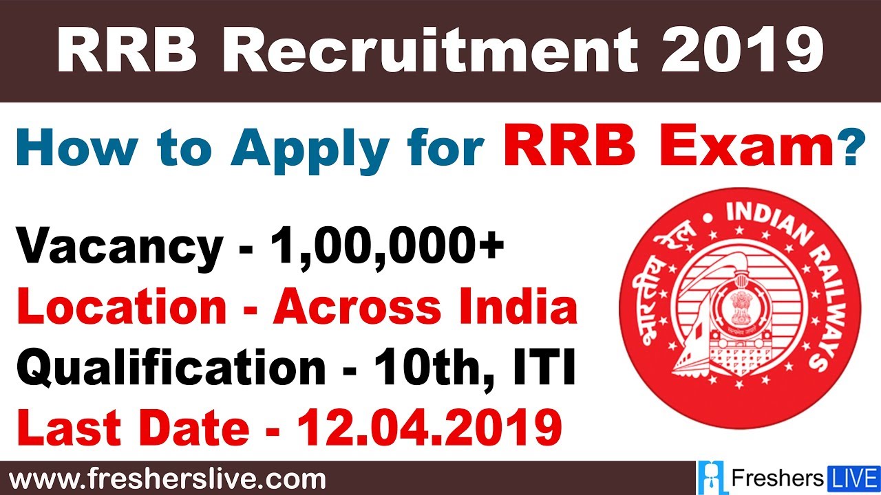 How to apply for RRB Recruitment 2019?