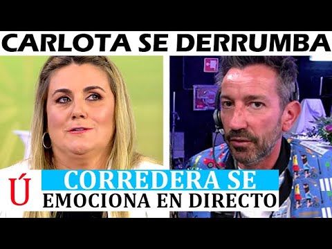 Carlota Corredera llora