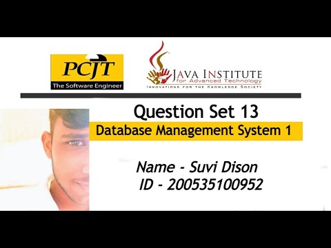 DBMS Task 13 |Create a Table for Storing Information| 1st Year | Java Institute | Suvi Dison