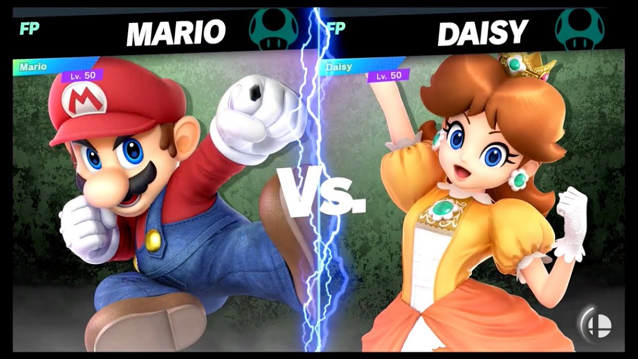 Super Smash Bros Ultimate Amiibo Fights  – Request #19083 Mario vs Daisy